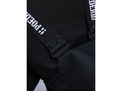Poederbaas ski broek heren Drekka bib pant black-model-voor-pb270910-001